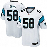 Nike Men & Women & Youth Panthers #58 Thomas Davis White Team Color Game Jersey,baseball caps,new era cap wholesale,wholesale hats